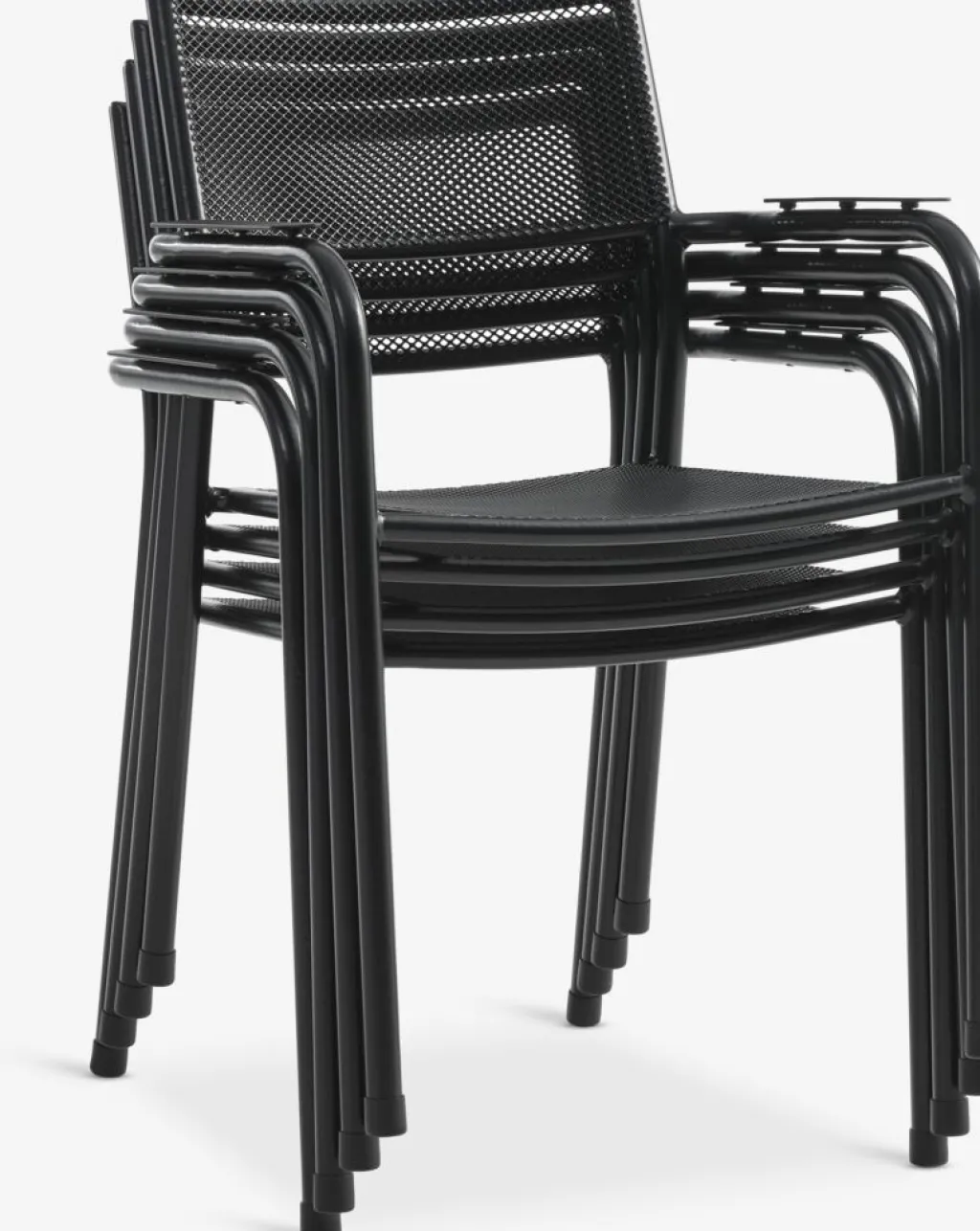 Conjuntos Mesa Y Sillas De Jardín>JYSK UVDAL + HEMSEDALMesa UVDAL L223 madera dura + 4 sillas HEMSEDAL negro