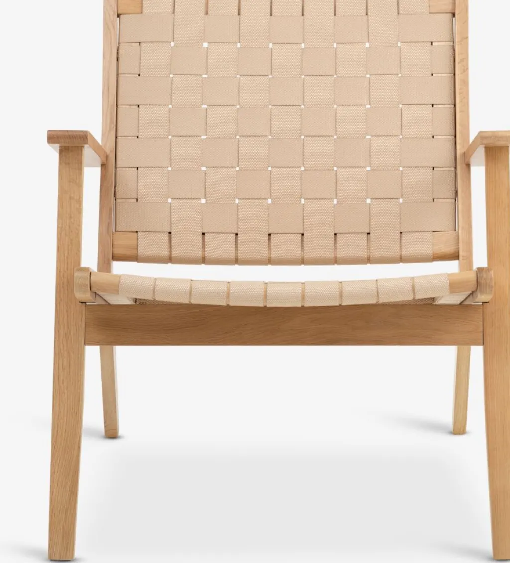 Sillones>JYSK VADEHAVETSilla VADEHAVET tela natural/roble