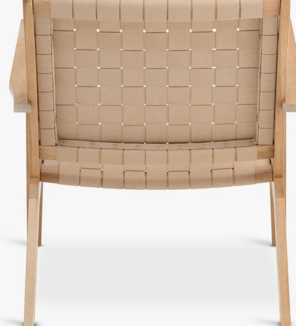 Sillones>JYSK VADEHAVETSilla VADEHAVET tela natural/roble