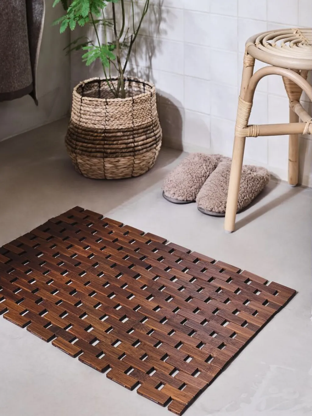 Alfombras De Baño>KRONBORG VALSKOGGOLDAlfombrilla de baño VALSKOG 40x60 marrón