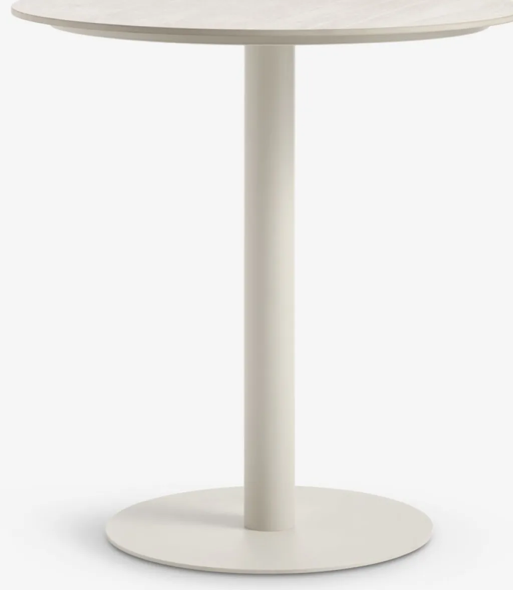 Conjuntos Mesa Y Sillas De Jardín>JYSK VAMDRUP + INGSTRUPMesa VAMDRUP Ø70 + 2 sillas INGSTRUP beis Beige