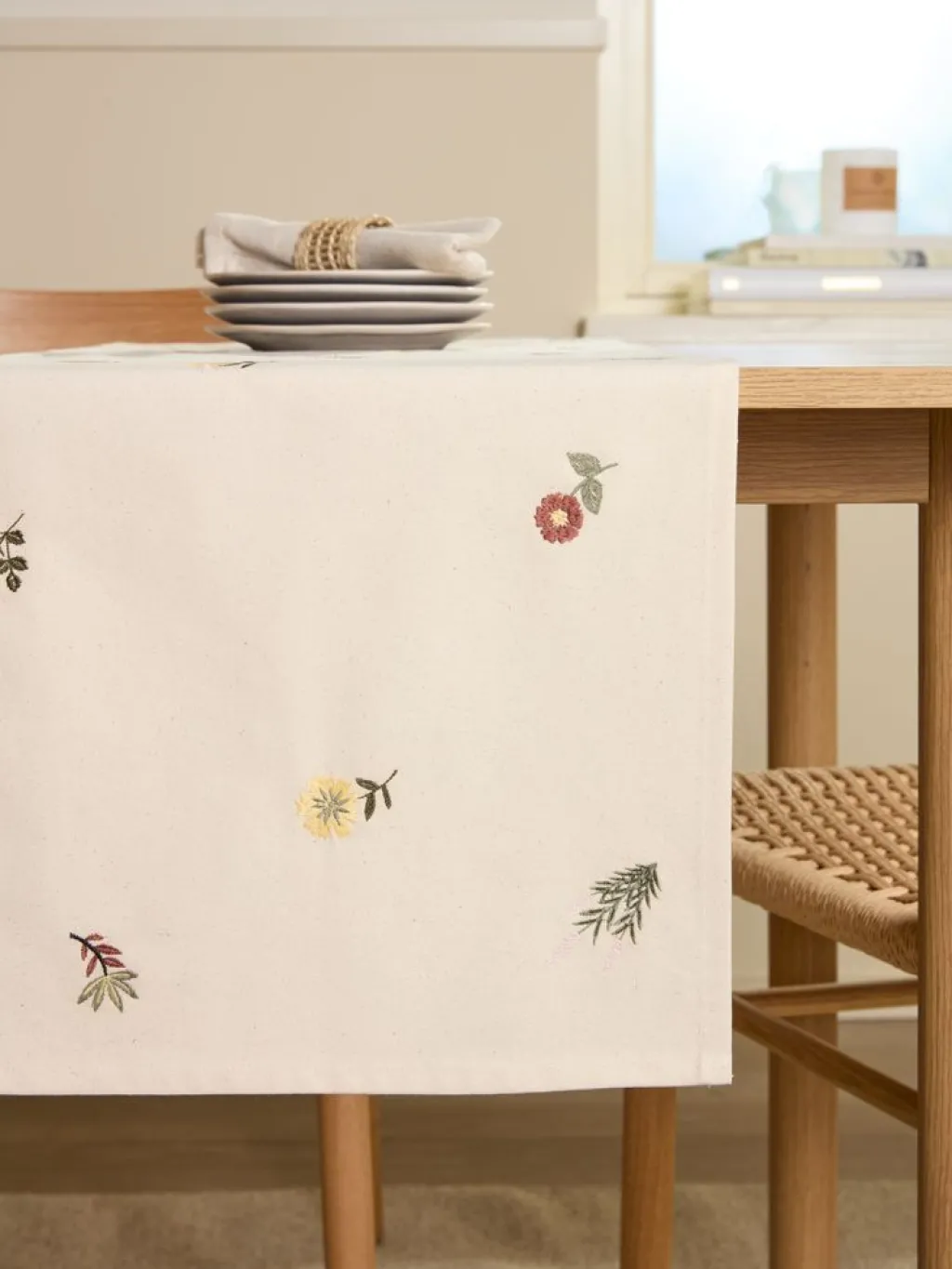 Caminos De Mesa>JYSK VANDIRISCamino de mesa VANDIRIS 37x150 blanco