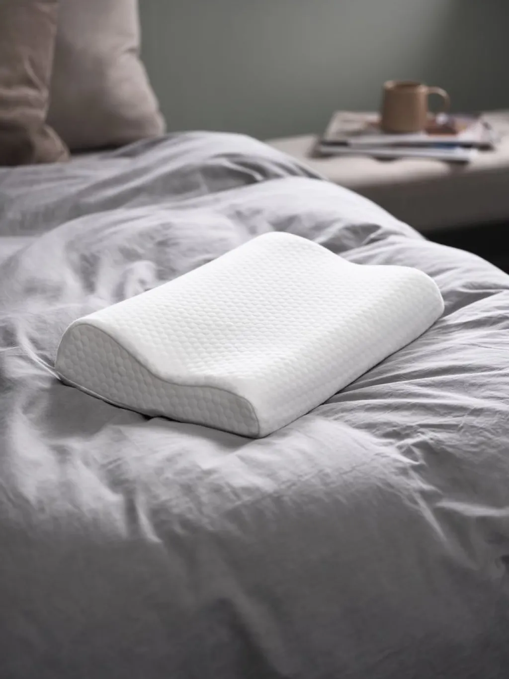 Almohadas De Espuma Viscoelástica>JYSK VANSEBASICAlmohada cervical viscoelástica 30x47x9/7 VANSE