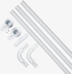Cortinas De Baño|Barras Cortina De Ducha>JYSK VARABarra cortina ducha VARA 90x90x90 Blanco