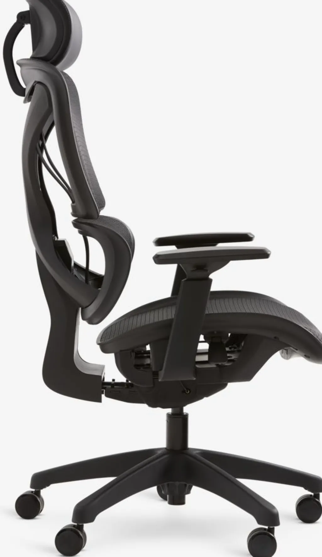 Sillas De Oficina|Sillas Gaming>JYSK VARPELEVSilla de oficina VARPELEV malla negro/negro