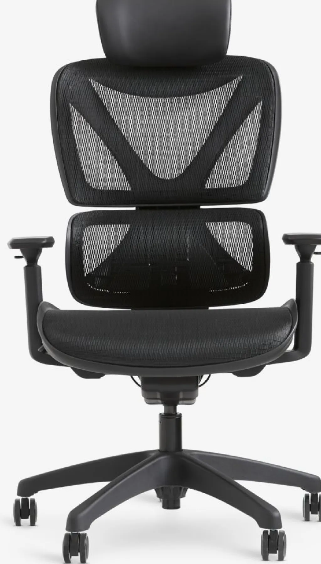 Sillas De Oficina|Sillas Gaming>JYSK VARPELEVSilla de oficina VARPELEV malla negro/negro