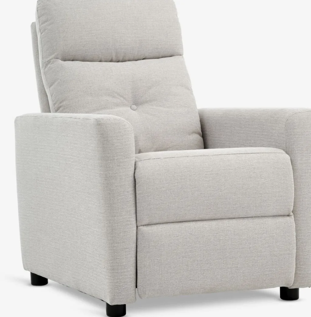 Sillones>JYSK VEJLBYSillón reclinable VEJLBY tela arena claro Arena clara