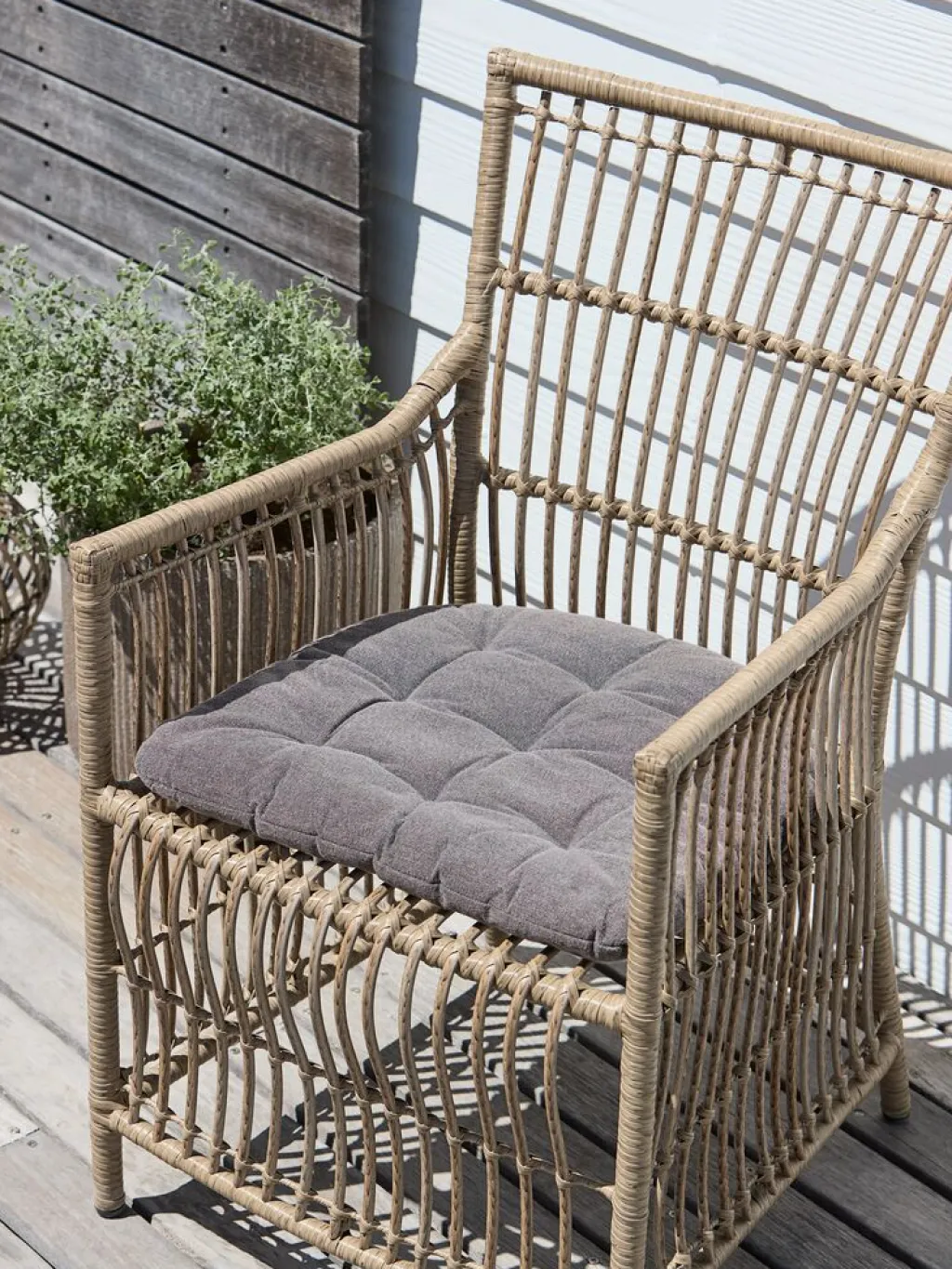 Cojines Para Sillas De Jardín>JYSK VEJRHOLMCojín de jardín para silla VEJRHOLM gris Gris antracita