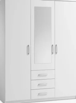 Armarios|Todos Los Armarios>JYSK VELLERUPArmario VELLERUP 151x200 combi Blanco