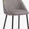 Sillas De Comedor>JYSK VELLEVSilla de comedor VELLEV tela arena/negro