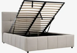 Estructuras De Cama|90 X 190 Cm>JYSK VEMMELEVEstructura de cama VEMMELEV con almacenaje 135x190 tela beis