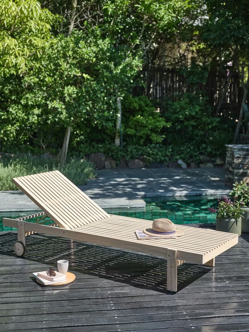 Muebles De Jardín|Tumbonas>JYSK VESTERMADETumbona VESTERMADE A75xL198 madera dura