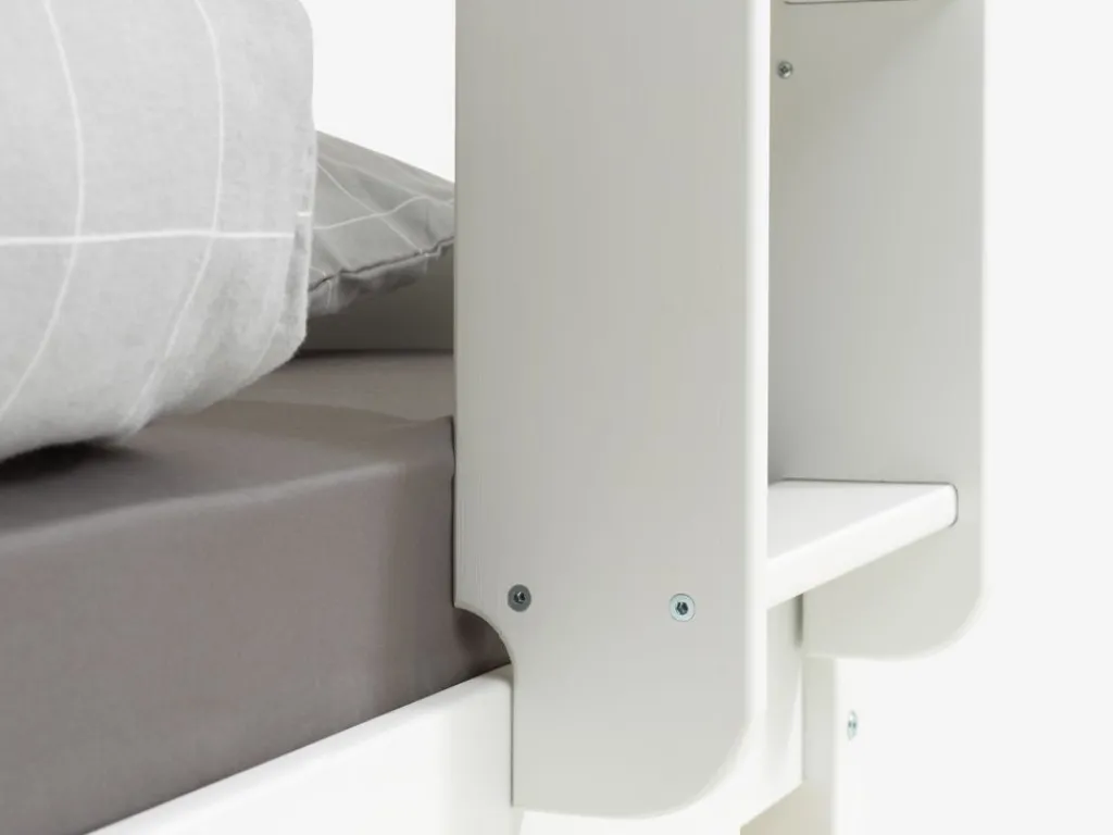 Camas Para Niños|90 X 200 Cm>JYSK VESTERVIGLitera VESTERVIG 2x90x200 con escalera blanco