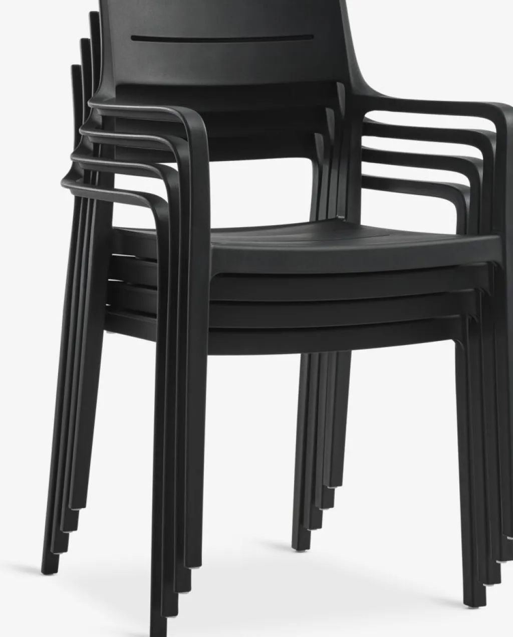 Conjuntos Mesa Y Sillas De Jardín>JYSK VIERLI + INGSTRUPMesa VIERLI L149 + 4 sillas INGSTRUP negro