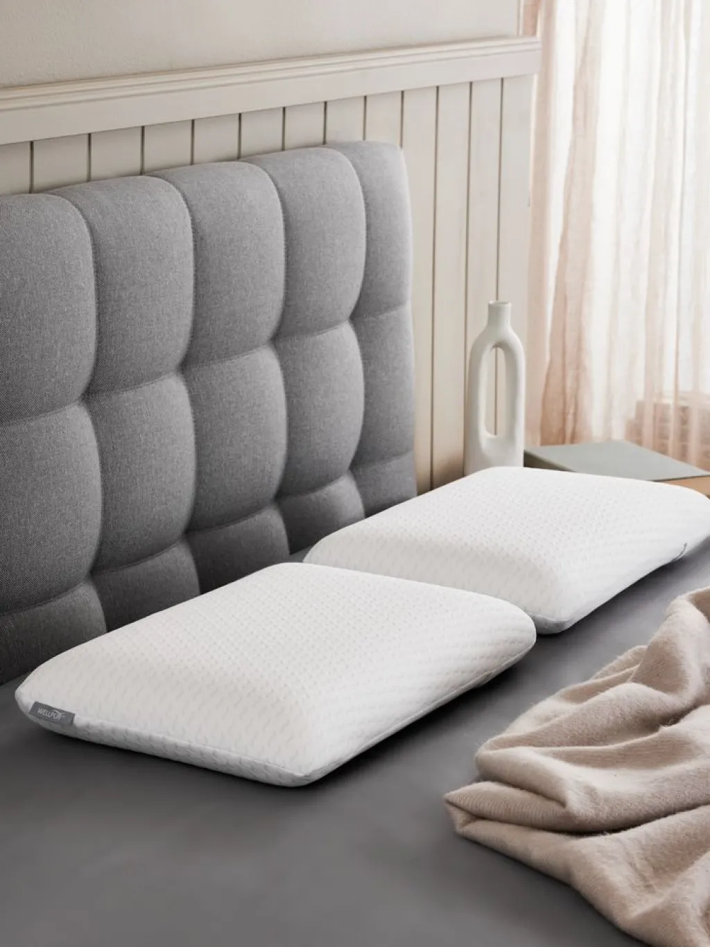 Almohadas De Espuma Viscoelástica>WELLPUR VIGLENGOLDAlmohada viscoelástica 40x60x11 VIGLEN