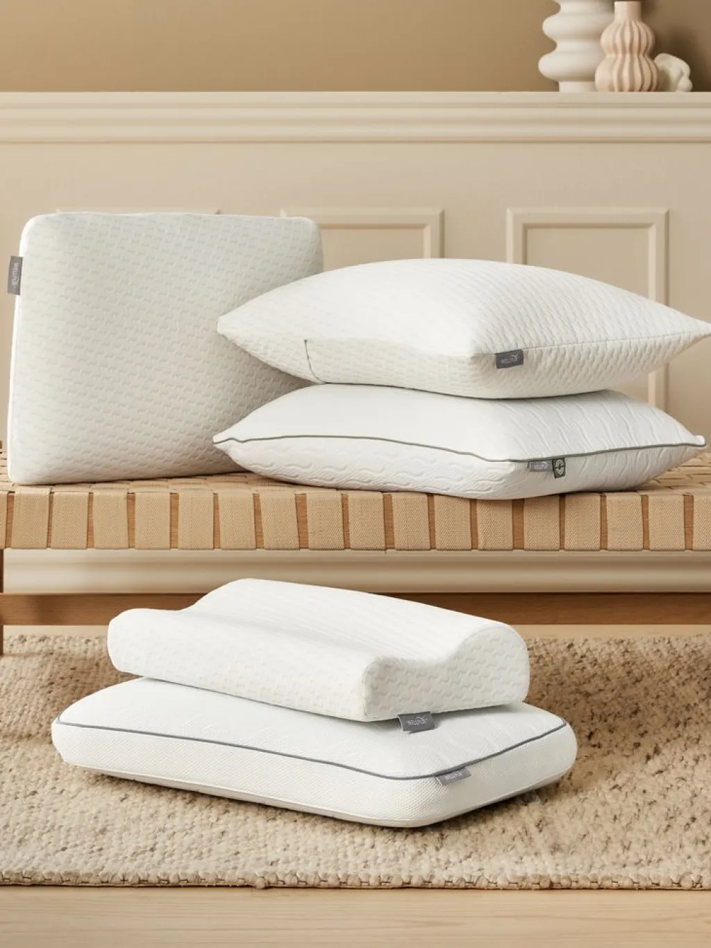 Almohadas De Espuma Viscoelástica>WELLPUR VIGLENGOLDAlmohada viscoelástica 40x60x11 VIGLEN