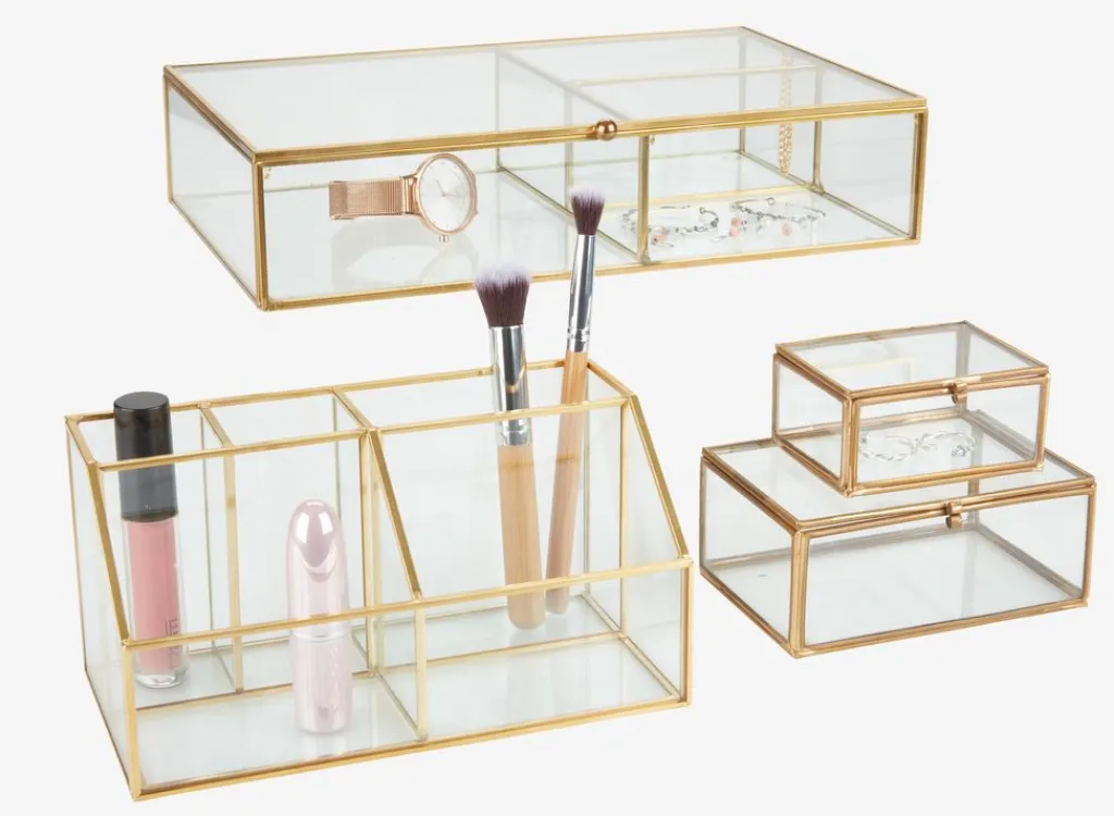 Cuidado Personal|Almacenaje Para El Baño>JYSK VIKENOrganizador de maquillaje VIKEN A9,5xL18xA5/9cm