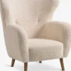 Sillones>JYSK VILDSUNDSillón VILDSUND felpa blanco crudo