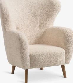 Sillones>JYSK VILDSUNDSillón VILDSUND felpa blanco crudo