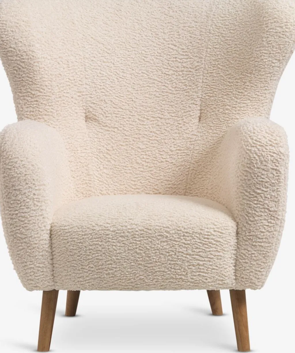 Sillones>JYSK VILDSUNDSillón VILDSUND felpa blanco crudo