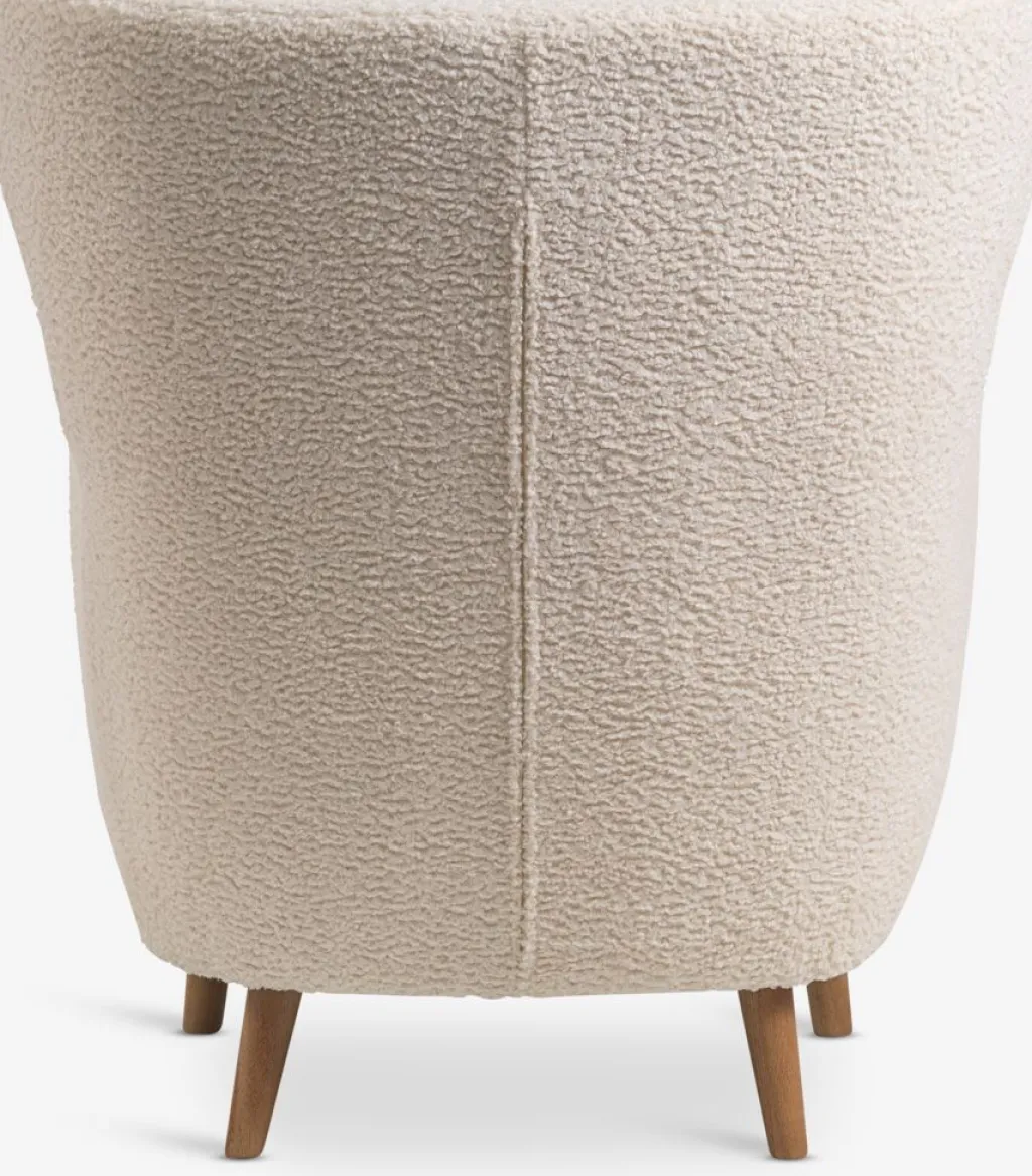 Sillones>JYSK VILDSUNDSillón VILDSUND felpa blanco crudo