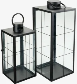 Faroles>JYSK VILLADSFarol VILLADS A20xL20xA50cm negro