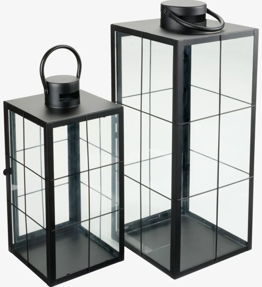 Faroles>JYSK VILLADSFarol VILLADS A20xL20xA50cm negro