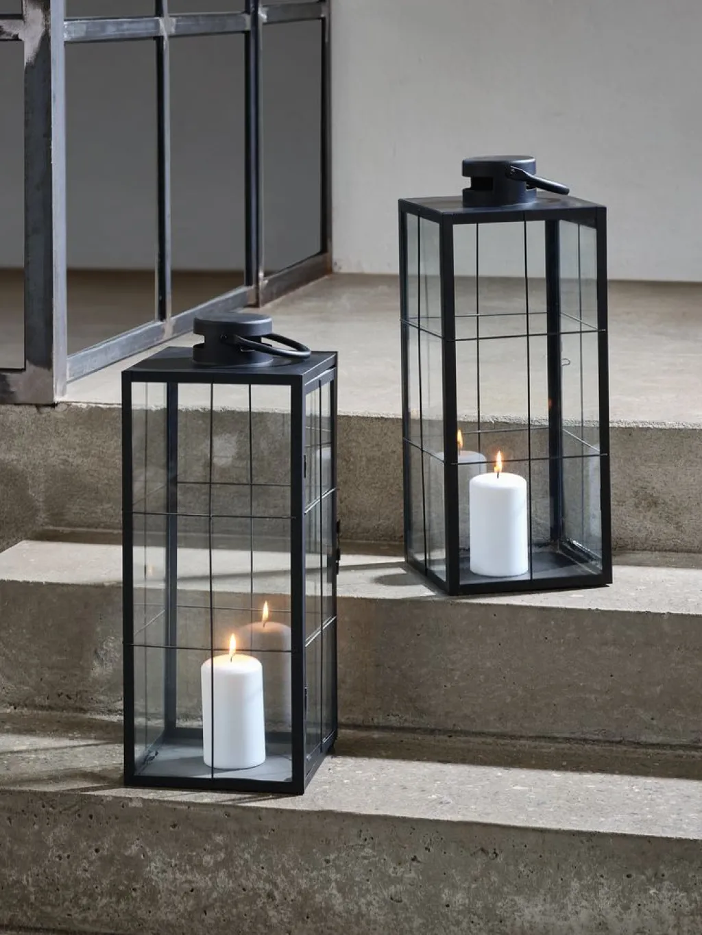 Faroles>JYSK VILLADSFarol VILLADS A20xL20xA50cm negro