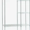 Percheros Con Zapatero|Percheros Con Zapatero>JYSK VINDINGEMueble recibidor VINDINGE 4 estantes cromo