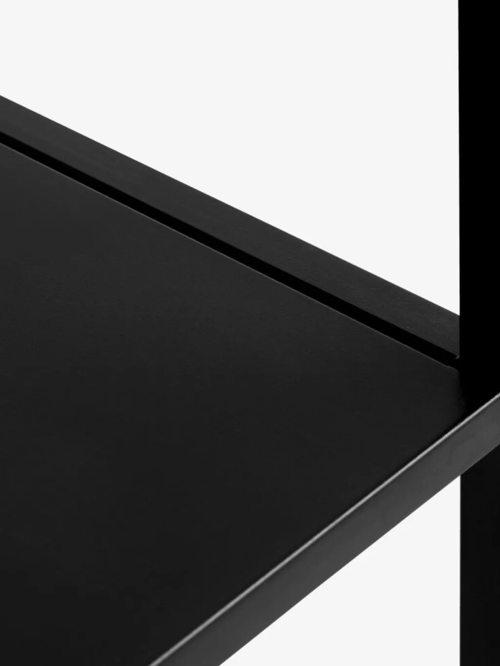 Consolas|Consolas>JYSK VIRUMMesa consola VIRUM 26x80 con estante Negro