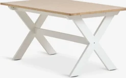 Mesas De Comedor>JYSK VISLINGEMesa de comedor VISLINGE 90x150 natural/blanco