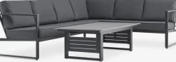 Conjuntos Mesa Y Sillas De Jardín|Muebles De Jardín>JUTLANDIA VONGEConjunto muebles jardín VONGE 6 plazas Negro
