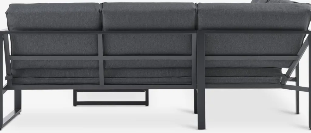 Conjuntos Mesa Y Sillas De Jardín|Muebles De Jardín>JUTLANDIA VONGEConjunto muebles jardín VONGE 6 plazas Negro