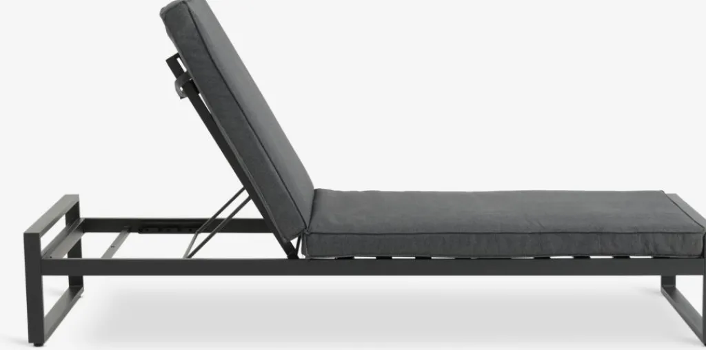 Muebles De Jardín|Tumbonas>JUTLANDIA VONGETumbona VONGE A75xL210 secado rápido Negro