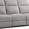 2 Plazas|3 Plazas>JYSK VONSILDSofá VONSILD 3 plazas reclinable eléctrico gris claro