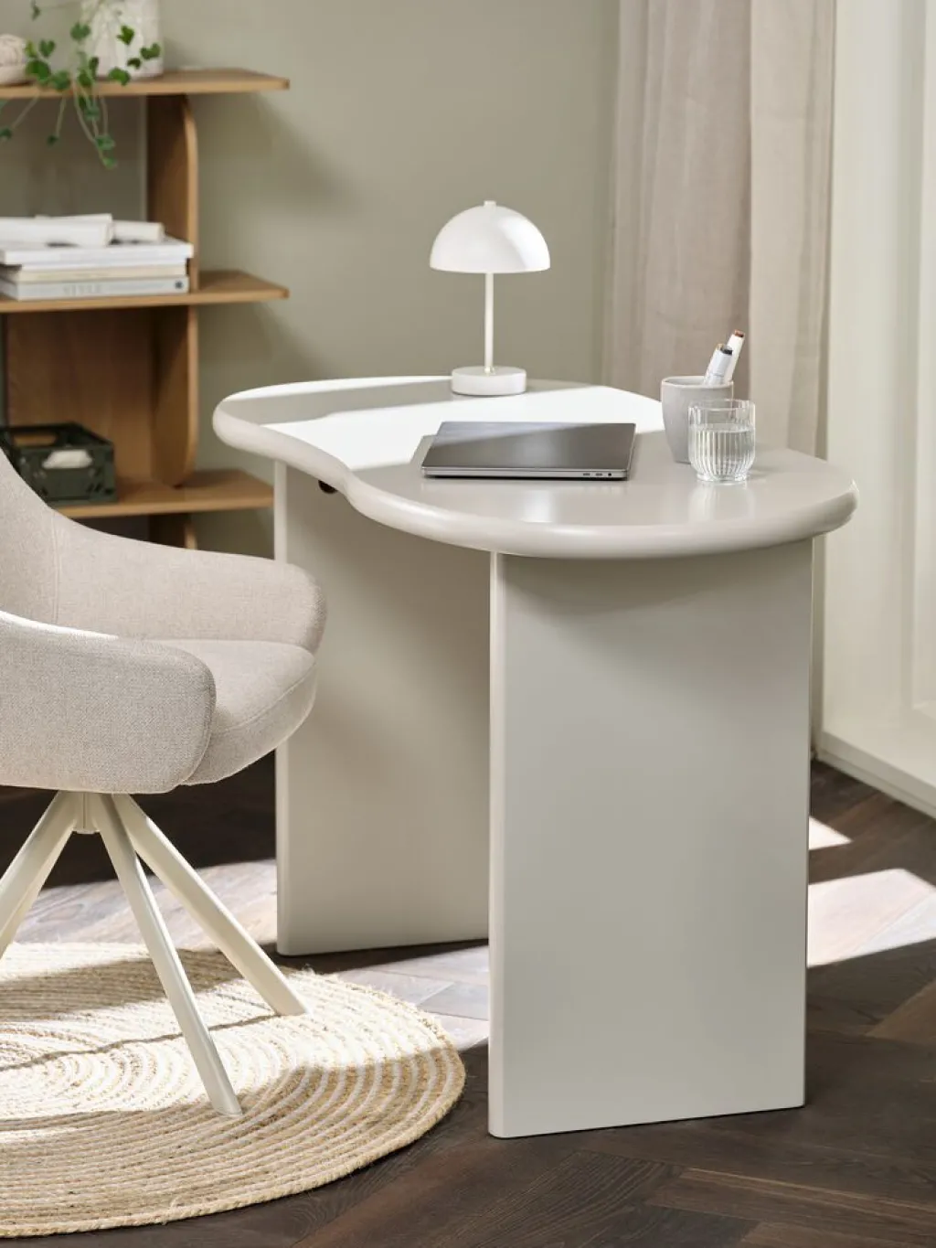 Escritorios|Escritorios Elevables>JYSK VORDINGBORGEscritorio VORDINGBORG 60x120 beis