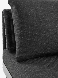 Muebles De Jardín>JUTLANDIA VOSSSofá de exterior VOSS 2 plazas negro