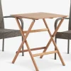 Conjuntos Mesa Y Sillas De Jardín>JYSK VRAADAL + GUDHJEMMesa VRAADAL L62 madera dura + 2 sillas GUDHJEM natural