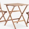 Conjuntos Mesa Y Sillas De Jardín>JYSK VRAADAL + VRAADALMesa VRAADAL L62 + 2 sillas VRAADAL madera dura