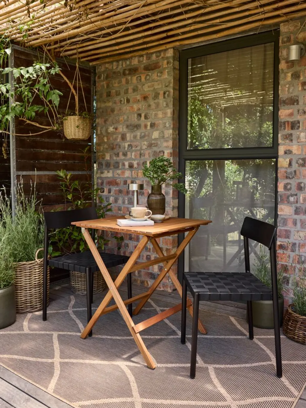 Mesas De Jardín>JUTLANDIA VRAADALMesa de balcón VRAADAL A62xL62 madera dura
